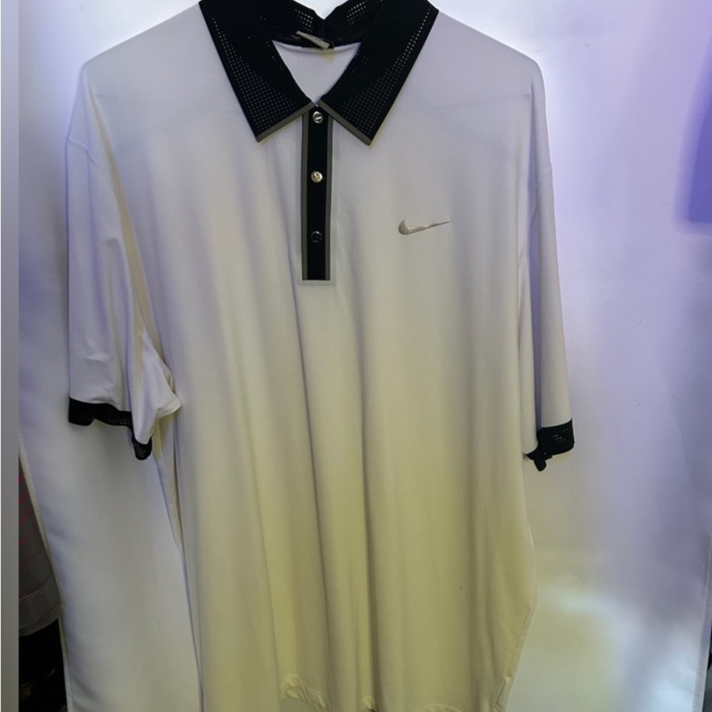 ⛳️ sale!! Nike Men's Tiger Woods White Polo Shirt